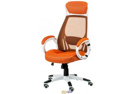 Офісне крісло Briz orange/white
