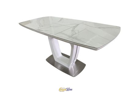 Стол обеденный ARIZONA T7066 white gloss ceramic HY03