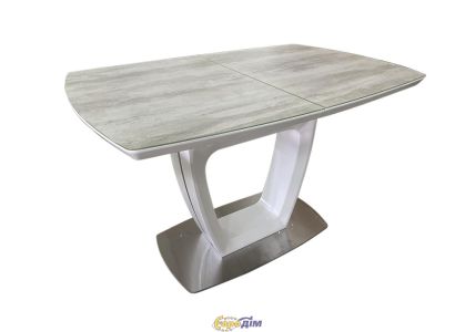 Стол обеденный ARIZONA T7066 White с напылением керамической крошкой